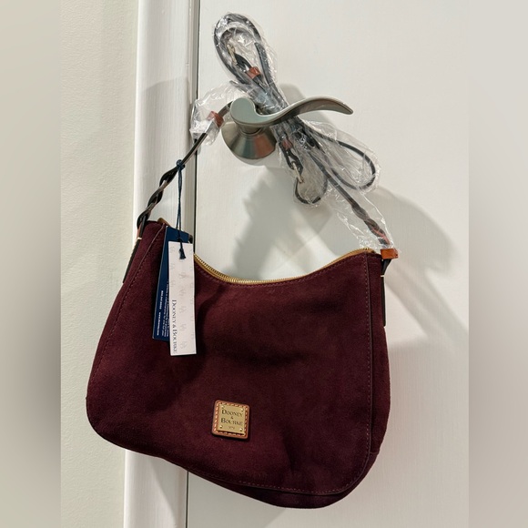 Dooney & Bourke Handbags - Dooney & Bourke Deep Burgundy/purple Shoulder Bag